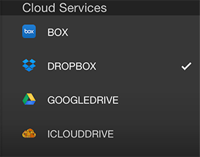 Dropbox OneDrive Box Google Drive iCloud Drive ShareFile Egnyte Hightail Syncplicity Copy Mediafire